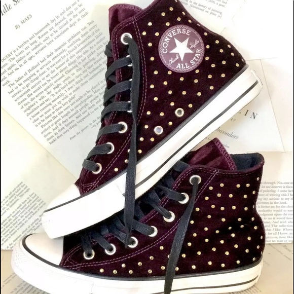 plum purple converse